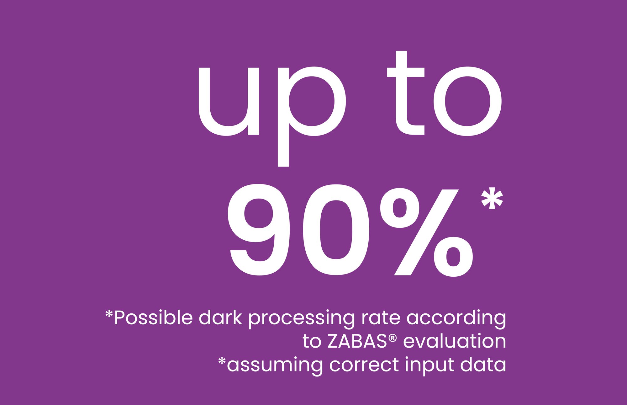 GLOBAL SIDE dark processing rate